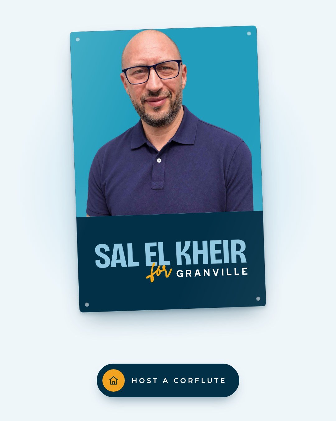 A Sal El Kheir for Granville corflute