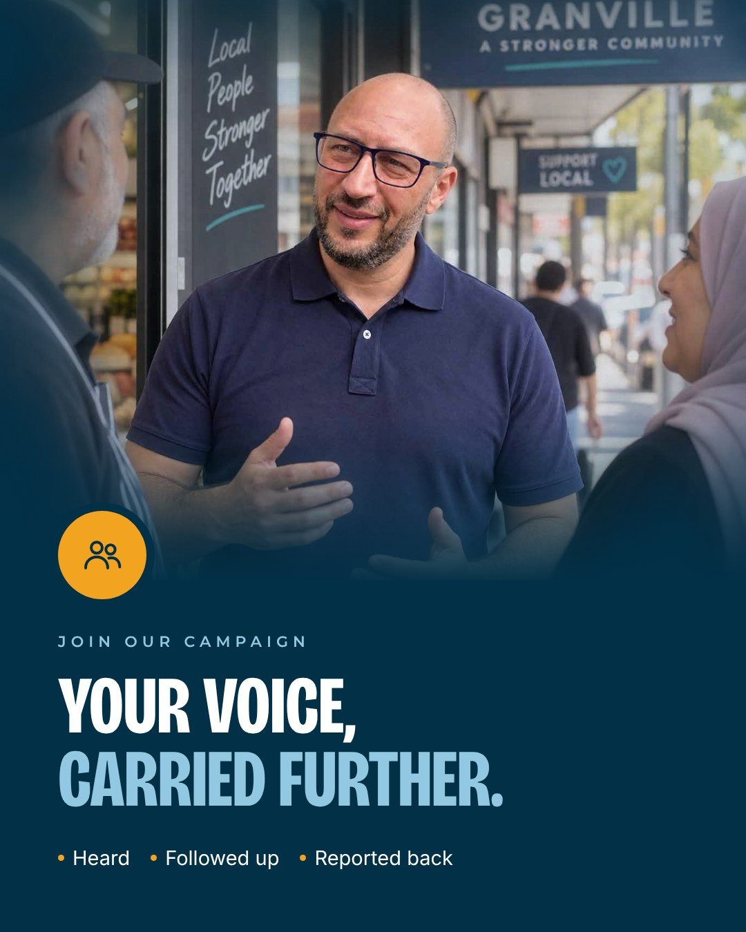 Join the campaign: Sal El Kheir for Granville